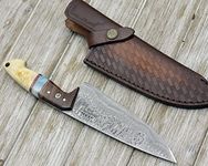 Damascus Chef Knife - French-Style 