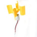 Micro Vertical Wind Turbines Small Motor Wind Blades Generator DIY Wind Turbine Generator Model for Teaching Physical Power Generation