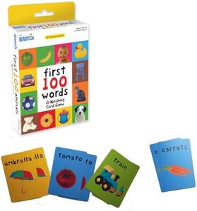 Briarpatch, First 100 Words Matching, Kids Early Learning Card Game Activities, Travel Game for Preschoolers and Family, Ages 2+