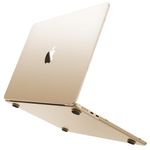 Macaset Compatible with MacBook Air 13.6 inch Case M3 M2 2024-2022 [Like True Colors] Protective Hard Shell Matte Cover for MacBook Air 13 inch Case Model A3113 A2681-Starlight Clear