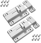 Door Bolts, 2 Pieces Stainless Stee