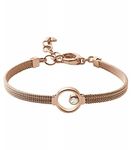 Skagen Bracelet for Women Kariana, 16.5 cm Length, 4 cm Extension Rose Gold Stainless Steel Bracelet, SKJ0851791