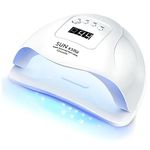 Nail lamp, GreenLife® 80W UV LED Nail dryer Lamp Machine for nail Gel Polish Curing Fast Dry with 36pcs beads Light Professional Manicure Pedicure Nail Art Phototherapy Home use/lampe à ongles white