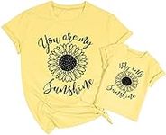 Mama and Mini Sunflower Tshirt Momm