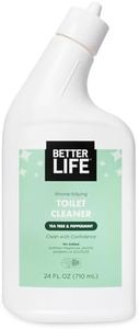 Better Life Toilet Bowl Cleaner - Tea Tree & Peppermint Scent Cleaning Gel - Liquid Bathroom Cleaners for Household - 24oz