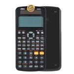 deli E991EX Scientific Calculator with 3 Years Warranty 552F Textbook Display ANS Function Fractional Arithmetic Function - Black