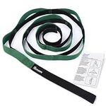 Bosaen [New 2024] Stretching Strap, 10 Loops Non-Elastic Yoga Strap for Flexibility Stretching Out, Stretching Bands for Women & Men Physical Therapy/Home Workout, with Exercise Book