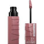 Maybelline New York Lip Colour, Smudge-free, Long Lasting up to 16h, Liquid Lipstick, Shine Finish, SuperStay Vinyl Ink, 110 Awestruck