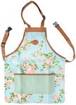 Fallen Fruits Women's Rd37 APRON ROSE , Blue Green, S UK