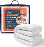 Silentnight Self Heating Single Mattress Topper - Warm Cosy Mattress Pad Topper Featuring Heat Reflecting Foil and Thermal Lining to Retain Heat - Single