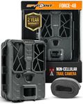 SPYPOINT Force 48 Trail Camera 48MP Photo 720p Video w/ 48 Low-Glow LEDs for Image Quality Day or Night, 80’ Flash Range, 80’ Detection Range, LCD Setup Screen | Non-Cell Cameras for Hunting