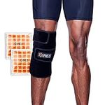 RE3 Ice Compression Pack for Knee, Arm & Leg - Powerful & Effective Cold Compression Cryotherapy Wrap for Chronic Pain, Tendinitis, Sports Injury, Swelling - 2 x Ice Core Blankets (Extra Length)