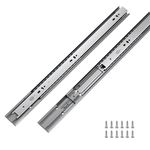 LONTAN 1 Pair Heavy Duty Drawer Slides 22 inch Soft Close Drawer Slides Full Extension Ball Bearing Drawer Slides Heavy Duty Drawer Rails 100 LB Capacity