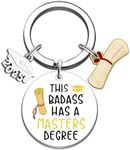 College Girl Stocking Stuffers 2025 Graduation Gifts for Her Him Class of 2025 Keychains Callege Graduation Gifts for Women Men daughter Son Masters Degree University Senior High School Graduate Gift