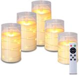 LED Flameless Candles, 2 * 4" 2 * 5