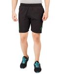 AIDAN Men Sports Fashion Casual Free Fit Shorts Black Medium