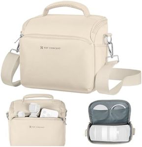 K&F Concept Sac à Dos pour Appareil Photo, Crossbody bandoulière Housse de Protection pour Appareil Photo Reflex Sac Photo avec Compartiment pour Accessoires pour Appareil Photo DSLR/SLR