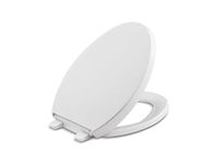 KOHLER K-4008-0 Reveal Quiet-Close with Grip-Tight Bumpers Elongated Toilet Seat in White