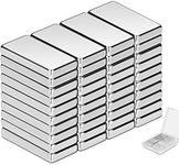 20x10x3mm Neodymium-Magnets-Rare-Earth-Magnet-Wukong 40 PCS Strong Square Bar Magnet for Fridge, Crafts or DIY