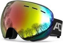 ACURE Ski Goggles, OTG Frameless Sn