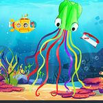 Touch the sky 31 x 205 Inch Software Octopus Kite With Tail Handle 295ft String For Kids & Adults Easy to Assembly & Fly Outdoor Activities Beach Sport-Green