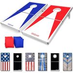 GoSports Classic Regulation Size Cornhole Set - Includes 8 Bean Bags & Rules