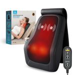 COMFIER Back Massager with Heat, Shiatsu Neck Massage Pillow for Pain Relief, Massage Pillow, Gifts for Women Men, Deep Tissue Kneading Electric Massager for Back Neck Shouler Legs