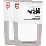 Gear Aid Tenacious Tape Flex Patches for Vinyl and Fabric Repair, Clear, Two 3" x 5" Patches, 2 Pack