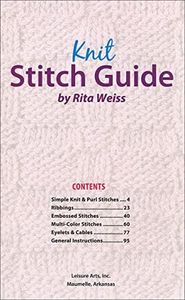 Leisure Arts 75435 Knit Stitch Guide Book