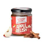 Kitchen Secret Apple Relish, Tasty Chutney, Made With Fresh Apples, Tasty & Flavorful Relish Chutney That Adds A Delicious Twist To Enhance The Flavor Of Sandwiches, Elevate Your Cheese Platter -200Gm