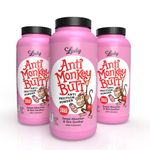 Lady Anti-Monkey Butt | Women's Anti Friction and Sweat Powder with Calamine | Talc Free | 6 Oz | 3 Pack