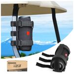 10L0L Speaker Mount for Golf Cart Accessories, Adjustable Portable Bluetooth Speaker Strap Fits with Railing Handlebars Bluetooth Wireless Speaker Strap for Yamaha, EZGO, Club Car, Bicycle and More