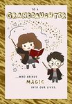 Hallmark Harry Potter Granddaughter Birthday Card - To A Granddaughter who brings magic into our lives