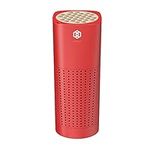 IMUNSEN M-003R Portable Air Purifier with Cypress Wood, 4-Stage Filtration, H13 True HEPA Filter, Captures Smoke, Odors, Mold, Allergens, USB Port 5V Car, Desk and Office, Made in Korea – Red