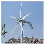 Wind Turbines Generator Wind Turbine Generator 12V/24V 400W Rated 400W Wind Power Generator 3/5/6Blades Wind Generator with High Efficiency (Color : Hybrid Controller, Size : 3 BLADES_24)