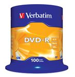 Verbatim DVD-R 16 x 4.7 GB TARRINA 100 pieces 43549 (4)