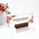 Name Plate, Coworker Gift, Custom Name Plate for Desk, Desk Plaque, Teacher Nameplate, Office Decor | ARTSWAVE