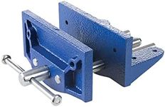 Dapetz ® 150mm Woodworker Vice 3.5Kg Large 125mm Opening Fits Under Any Bench Vise Engineer Workshop Clamp Swivel Base Vice Tool Flush Proud Professional Quality American Type for Milling Machine