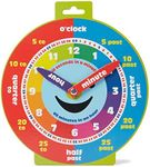 Morgan's Direct Early Learning Education Clock Moveable Hands Smiley Face Magnetic. - Easy to use and to learn for young children as well as durable and portable.