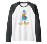 Donald Duck Angry Pose Raglan Baseball Tee