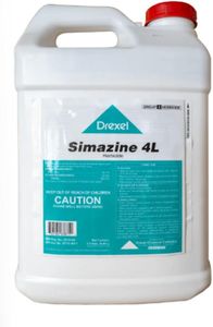 Simazine 4L (2.5 Gallons) - Simazine Pre Emergent Herbicide for Broadleaf and Grass Suppression