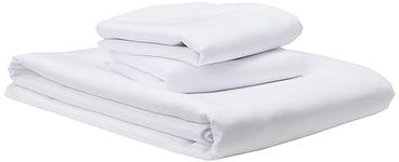 Sonia Moer Super Soft Brushed Microfibre Duvet Cover Set - Non Iron Breathable Hypoallergenic Zippered Duvet Cover & Pillowcase Set - King/White