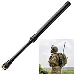 Bingfu Gooseneck CS Tactical Antenna 13 inch Dual Band VHF UHF 136-520MHz SMA Female Ham Radio Antenna Compatible with Kenwood Baofeng UV-5R BF-F8HP UV-82 BF-888S UV-5X3 UV-9R Handheld Two Way Radio