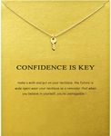 QXFQJT Friendship Key Pendant Chain