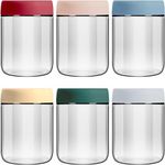 UVwey 6-pack 500ml glass jar with s