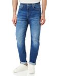 Calvin Klein Jeans Men's Slim Taper J30J323691 Pants, Denim (Denim Dark), 34W / 32L