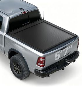 WOLFBOX Power Retractable Tonneau Cover for 2019-2026 Dodge Ram 1500 New Body. Fits 5'7'' Bed. Electric Aluminum Truck Bed Cover with Remote Control & App Anti-Theft Accessories(Not for RamBox)