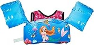 Toddler Swim Vest for 22-66 Pounds Boys and Girls, Kids Floaties with Arm Water Wings, Toddler Swim Jacket Pool Vest Jumper for 2-7 Years Old