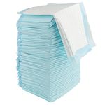 Segolike 50pcs Disposable Incontinence Bed Pads Waterproof Mattress Pad Protector Absorbent Underpad Spills Accidents Bedwetting Toddler Babies Elderly - Blue, One Size