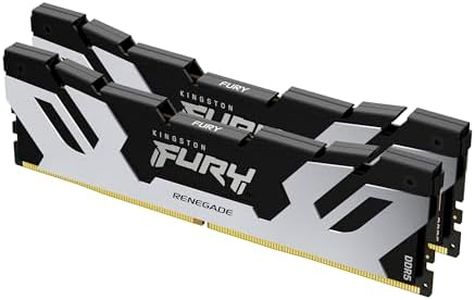 Kingston Fury Renegade 32 GB (2 x 16 GB) CL32 XMP 6400MT/s DDR5 Desktop Gaming RAM Memory, Silver/Black